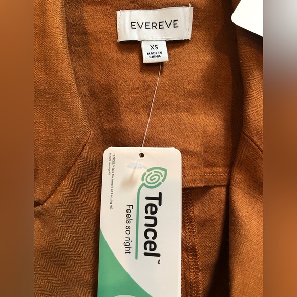 Evereve: Alexa Double Breasted Blazer. XS. Carmel Cafe. Brand new with tags! - Picture 6 of 7